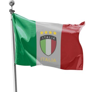 Bandiera italia asta