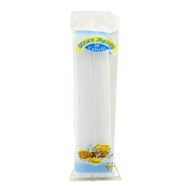 Posate Party Coltello Pvc Set pz.20 Bianchi Alca |M2 Store