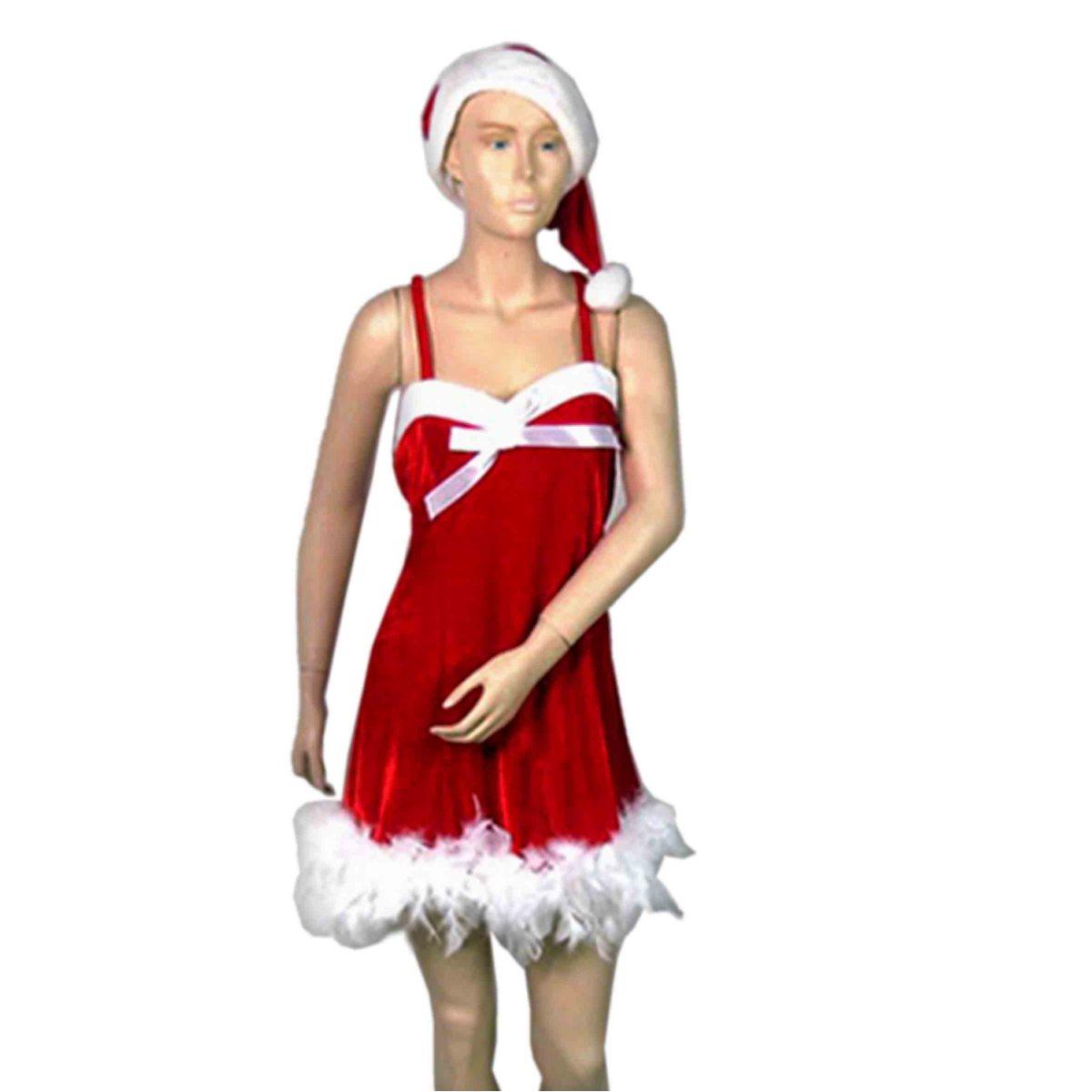 Costume Babbo Sexy con Marabout e Cappello |M2 Store