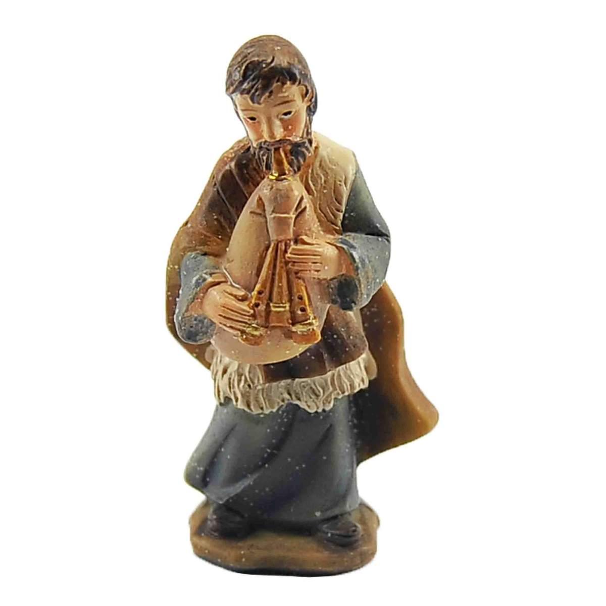 Statua cm.6 Zampognaro con Zampogna | M2 Store