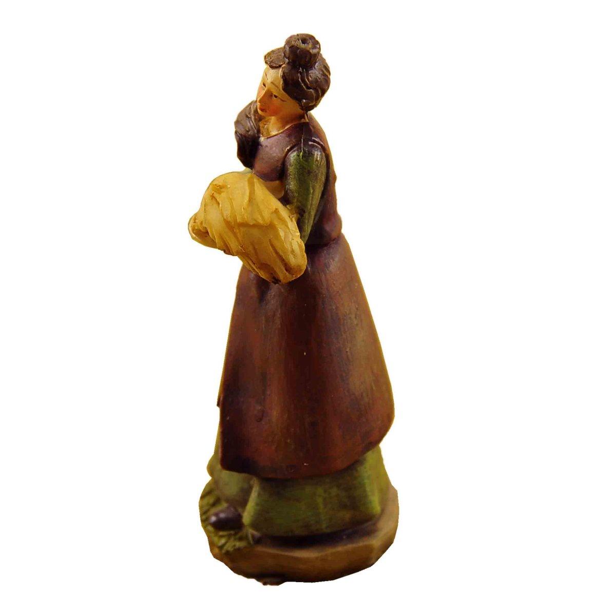 Statua cm.15 Donna con Verdura | M2 Store