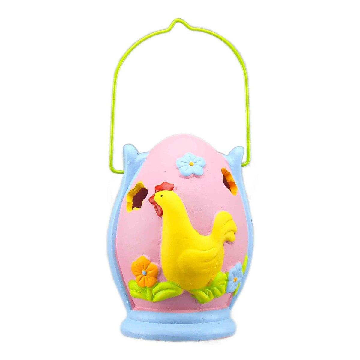 Lanterna Uova cm.h12 con Gallina | M2 Store