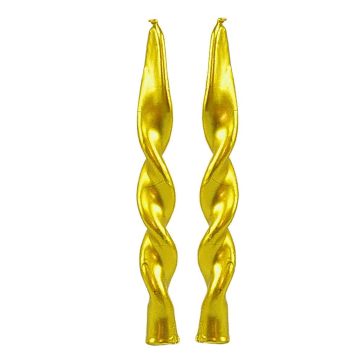 Candela cm.23 Tortiglione Oro pz.2 cm.2S - cm.472 |M2 Store