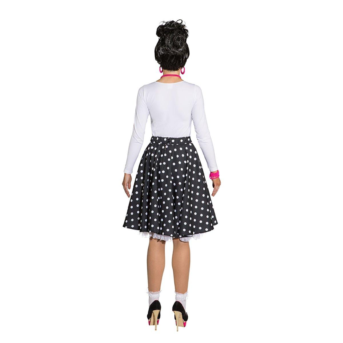 Gonna Pin Up Anni '50/'60 Nera a Pios |Orlob