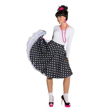 Gonna Pin Up Anni '50/'60 Nera a Pios |Orlob