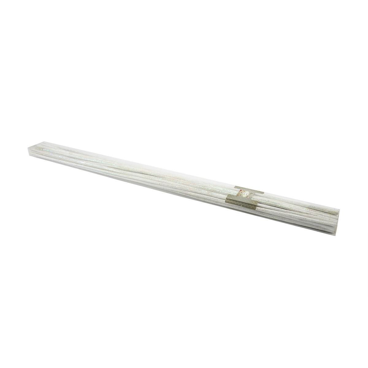 Rametti Legno Bianco Glitter cm.100 pz.17 |M2 Store