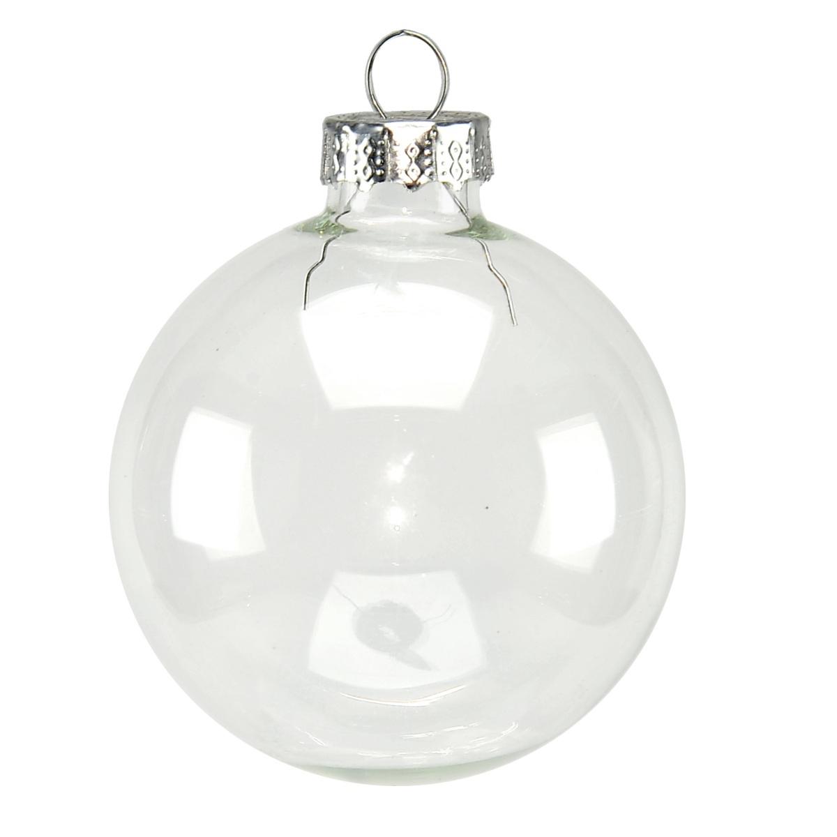 Pallina Natale Vetro cm.Ø6 Trasparente |M2 Store