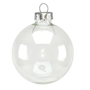 Pallina Natale Vetro cm.Ø6 Trasparente |M2 Store