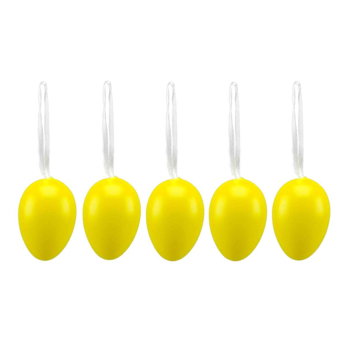 Uova pvc colori 6 colori assortiti Set 5 pz