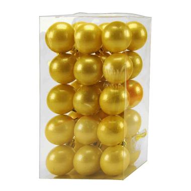 Pallina Natale cm.Ø5 Oro Mat Set pz.30 Box |M2 Store