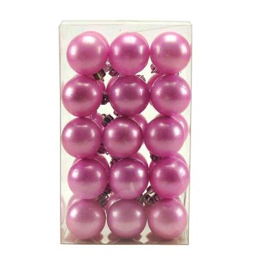 Pallina Natale cm.Ø5 Rosa Mat Set pz.30 Box |M2 Store