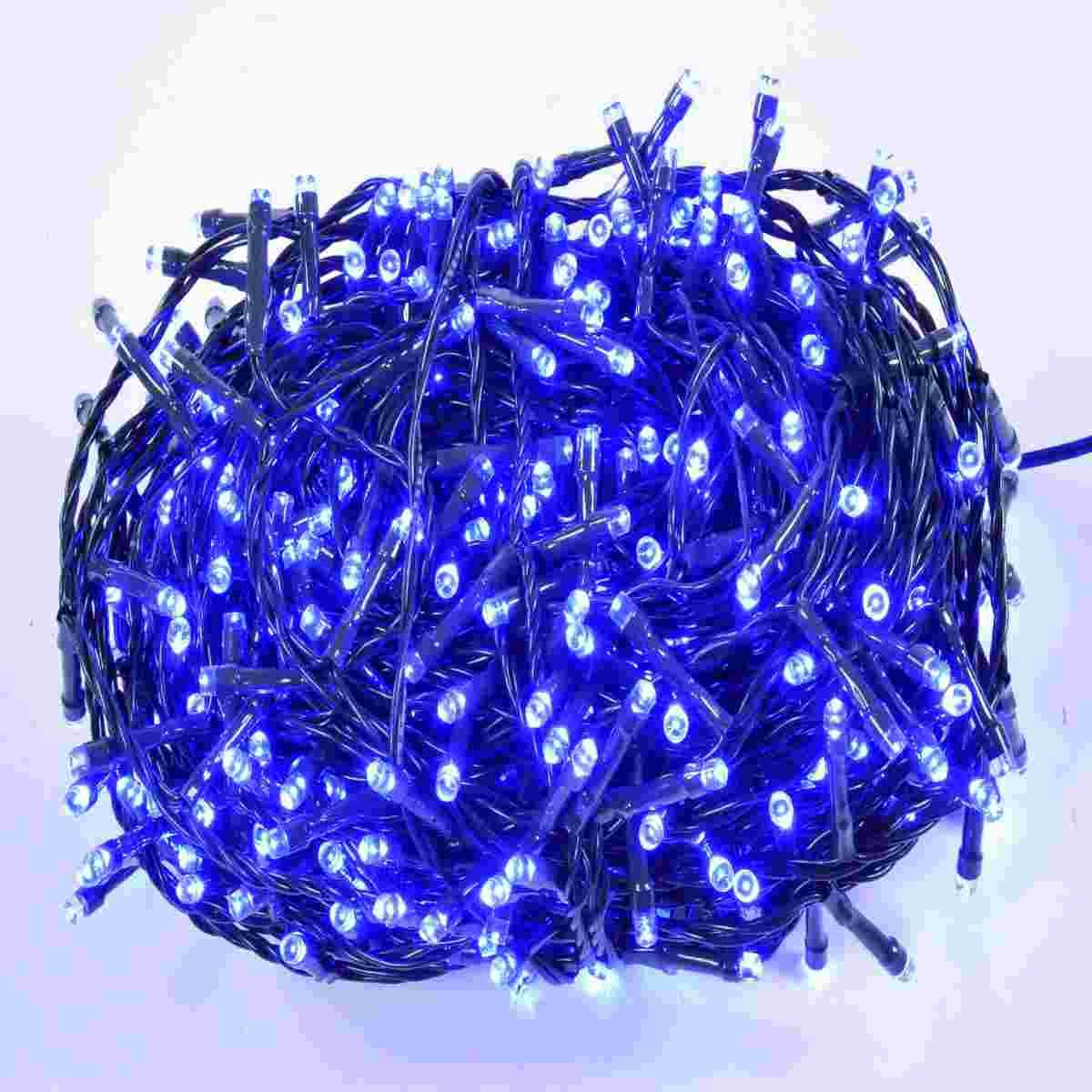 Luci Natale esterno LED 480 Blu con Giochi Luce |M2 Store