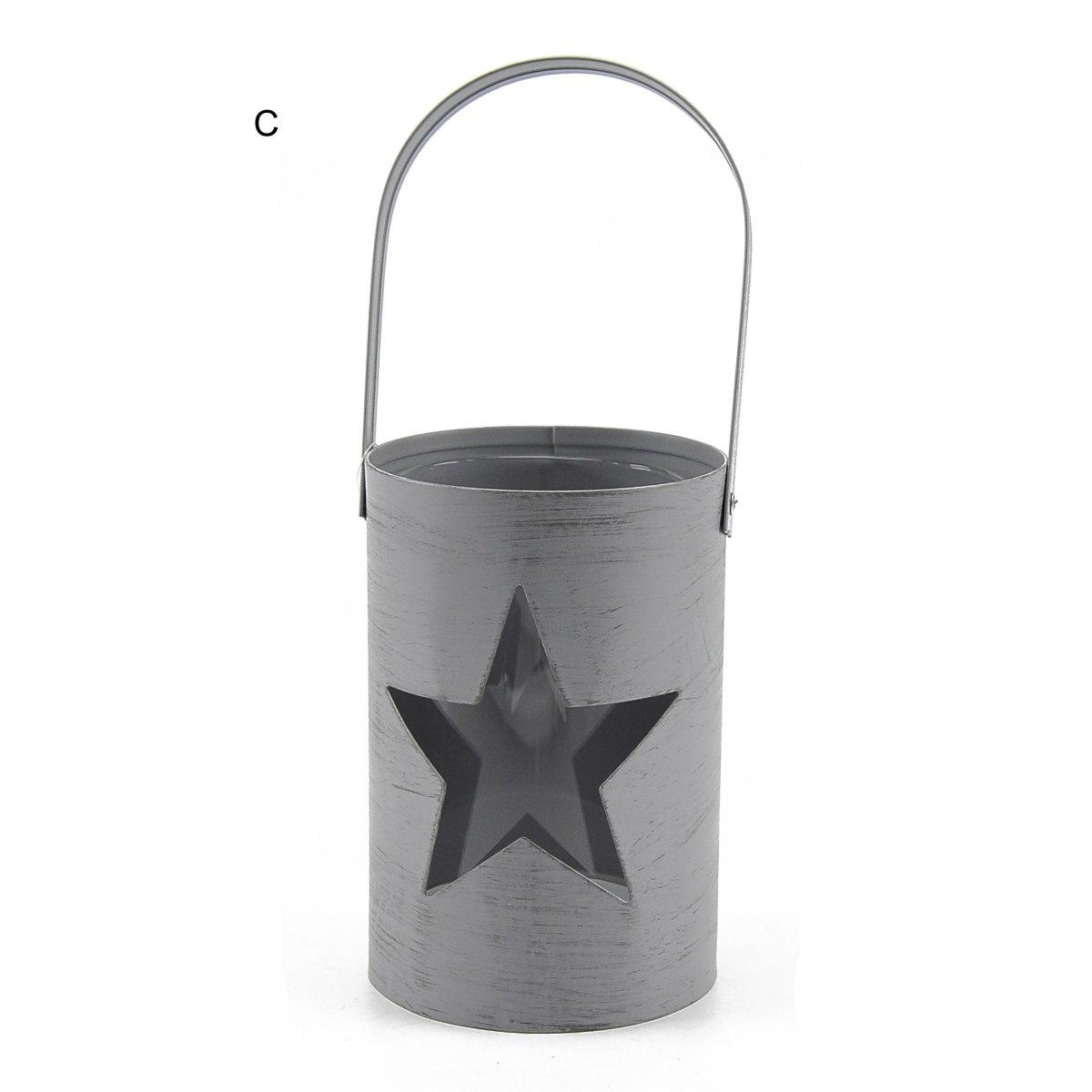 Portacandela Natale Secchiello 3 Modelli cm.9x14 |M2 Store