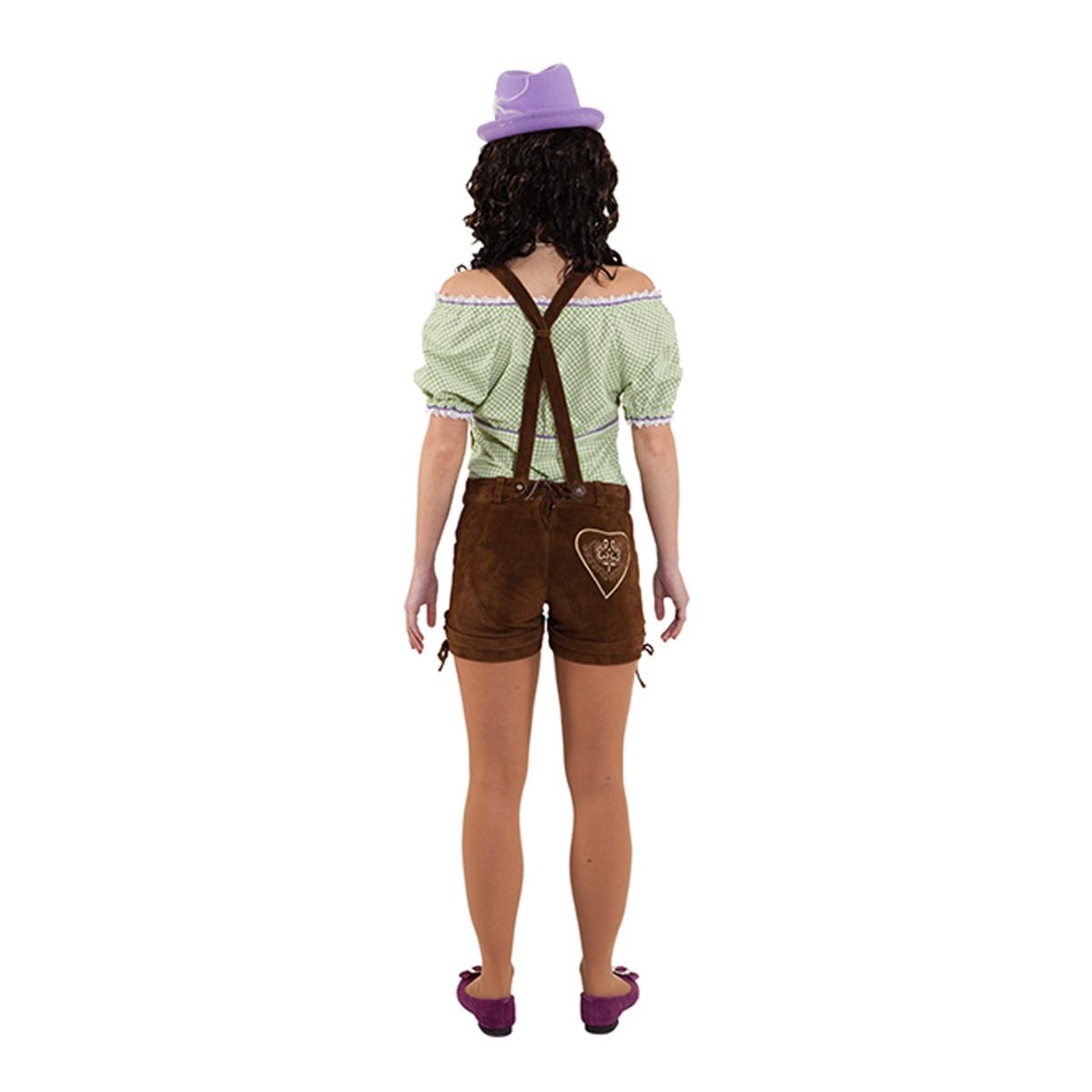 Costume Costume Salopette Tirolese Marrone |Orlob