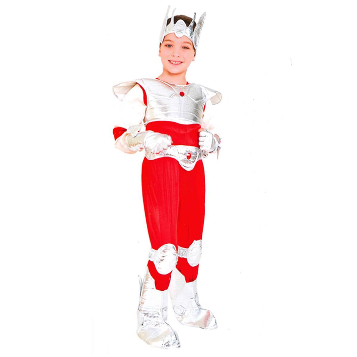 Costume Super Eroi Cavaliere Argento |Veneziano
