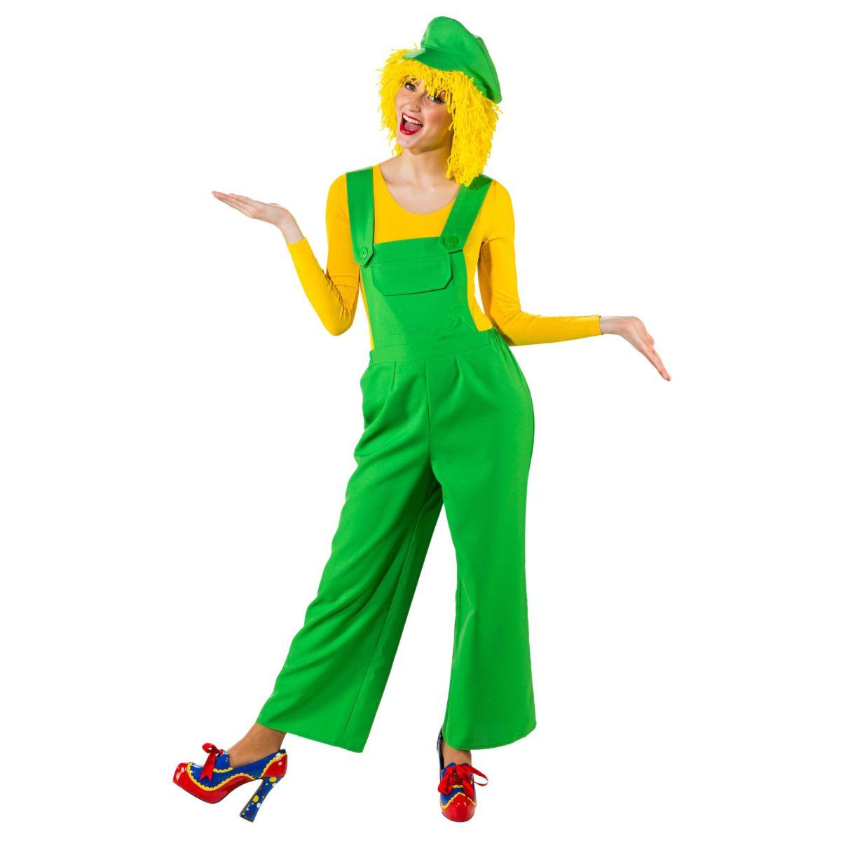 Costume Tuta Salopette Verde |Orlob
