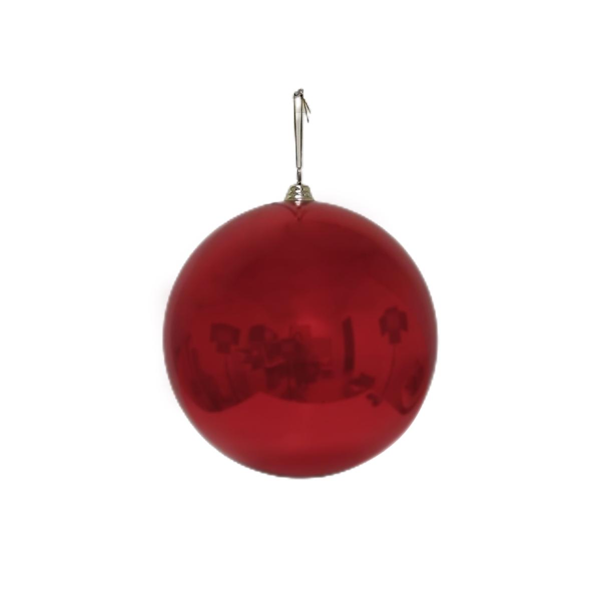 Pallina Natale cm.Ø25 Rosso Lucido |Mazzeo