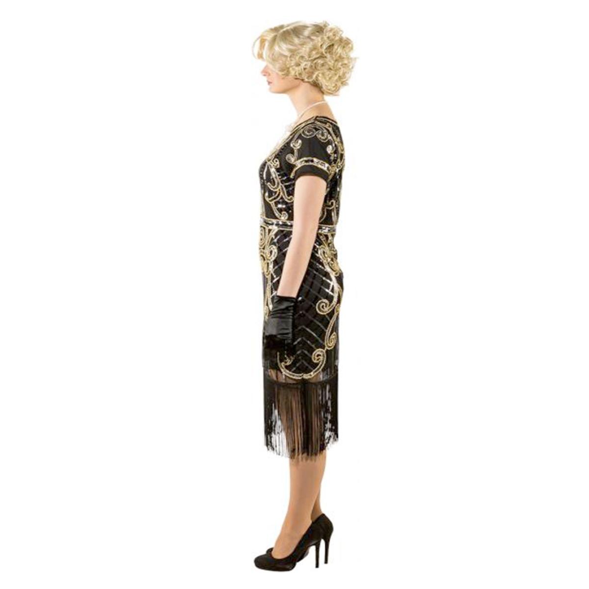Costume Charleston Anni '20 Nero |Widmann
