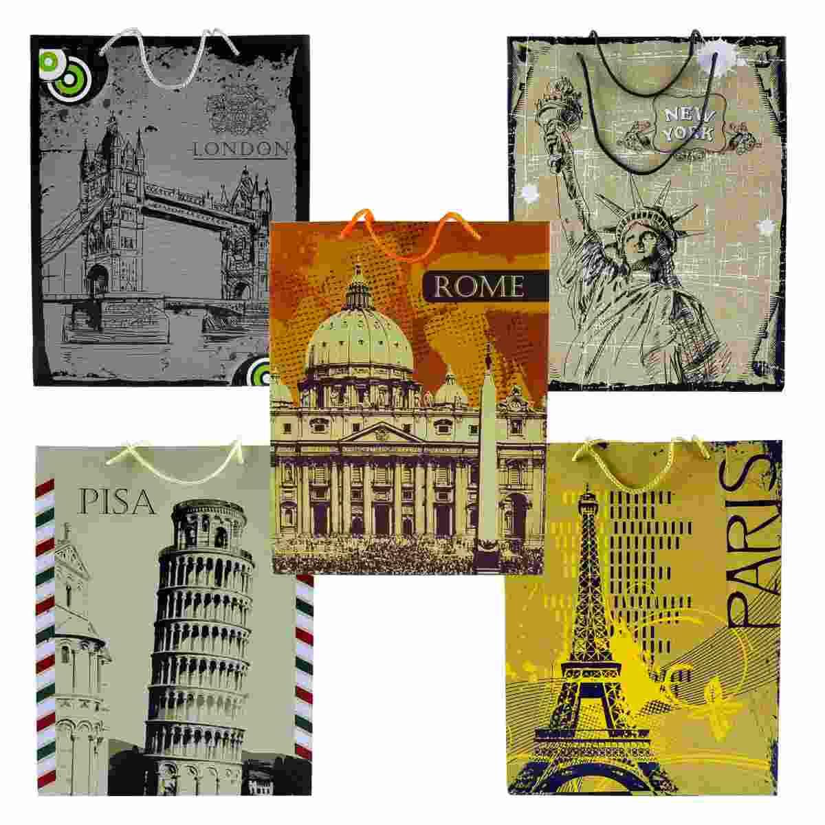 Busta Regalo cm.42x10x33 Città |M2 Store
