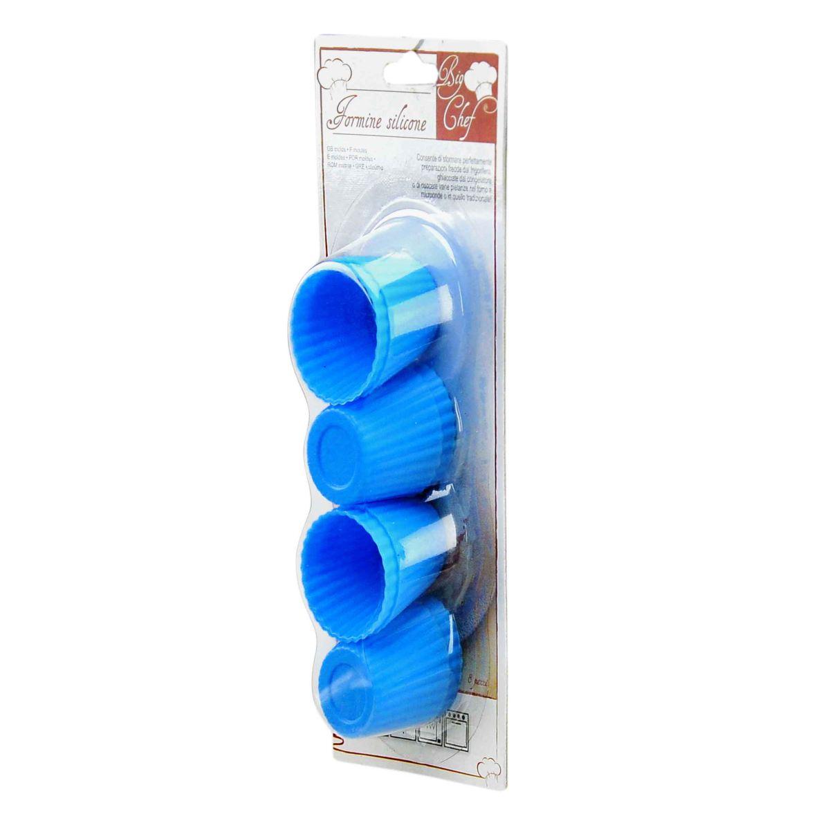 Formine Dolci Pz.8 Silicone 4 Mod. in 4 Colori | M2 Store