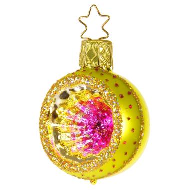 Pallina Natale Vetro Collezione cm.Ø4 Verde Multi |Inge's Glass