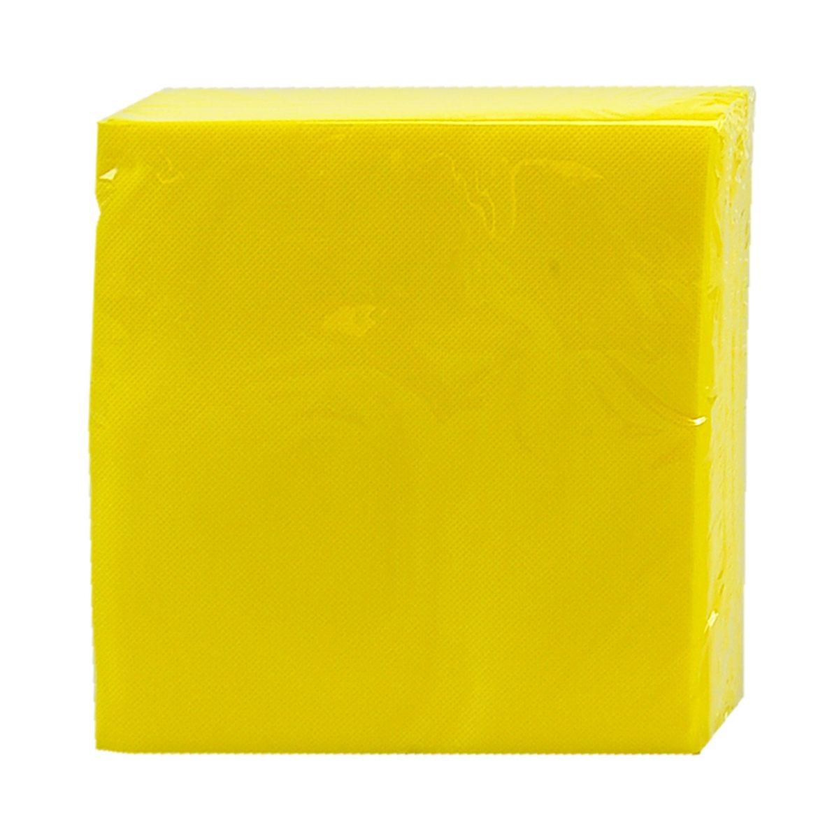 Tovagliolo cm.38x38 pz.25 2 Veli Giallo |M2 Store
