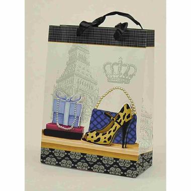Busta Regalo cm.18x8x24 Scarpa Donna 3D |M2 Store