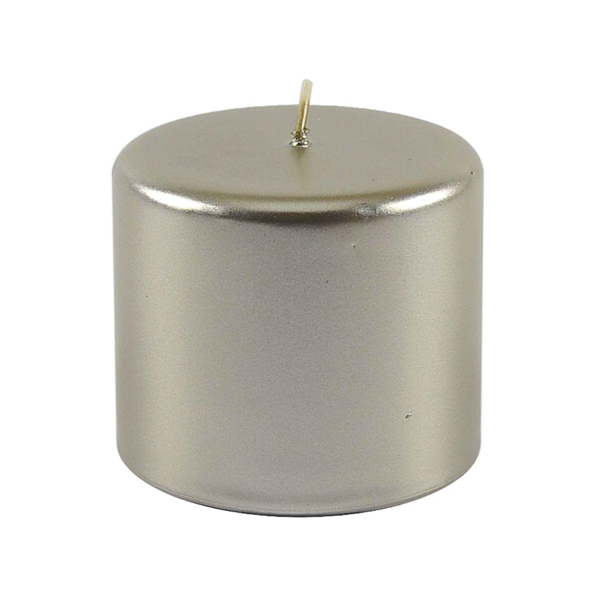 Candela cm.8x7 Cilindro Champagne Pillar |M2 Store