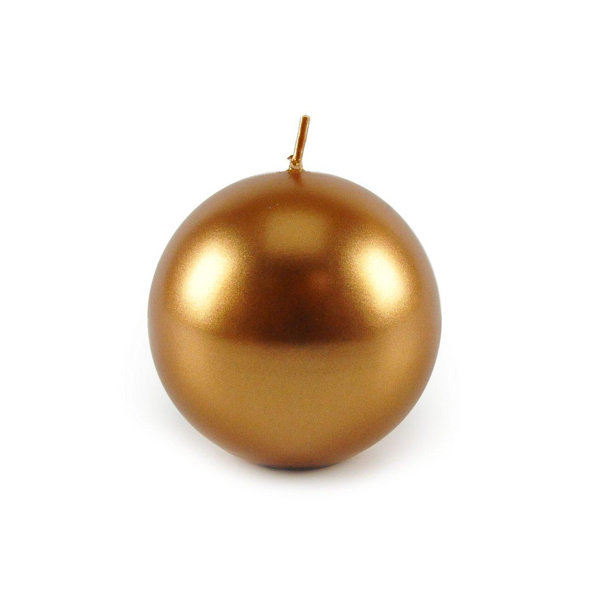 Candela cm.Ø8 Sfera Bronzo Pillar |M2 Store