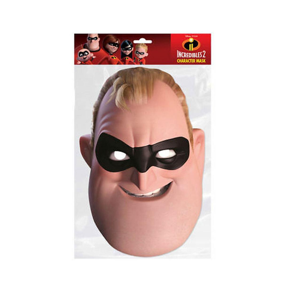 Maschera Viso Cartapesta Pvc Mrcredibles |Rubie's