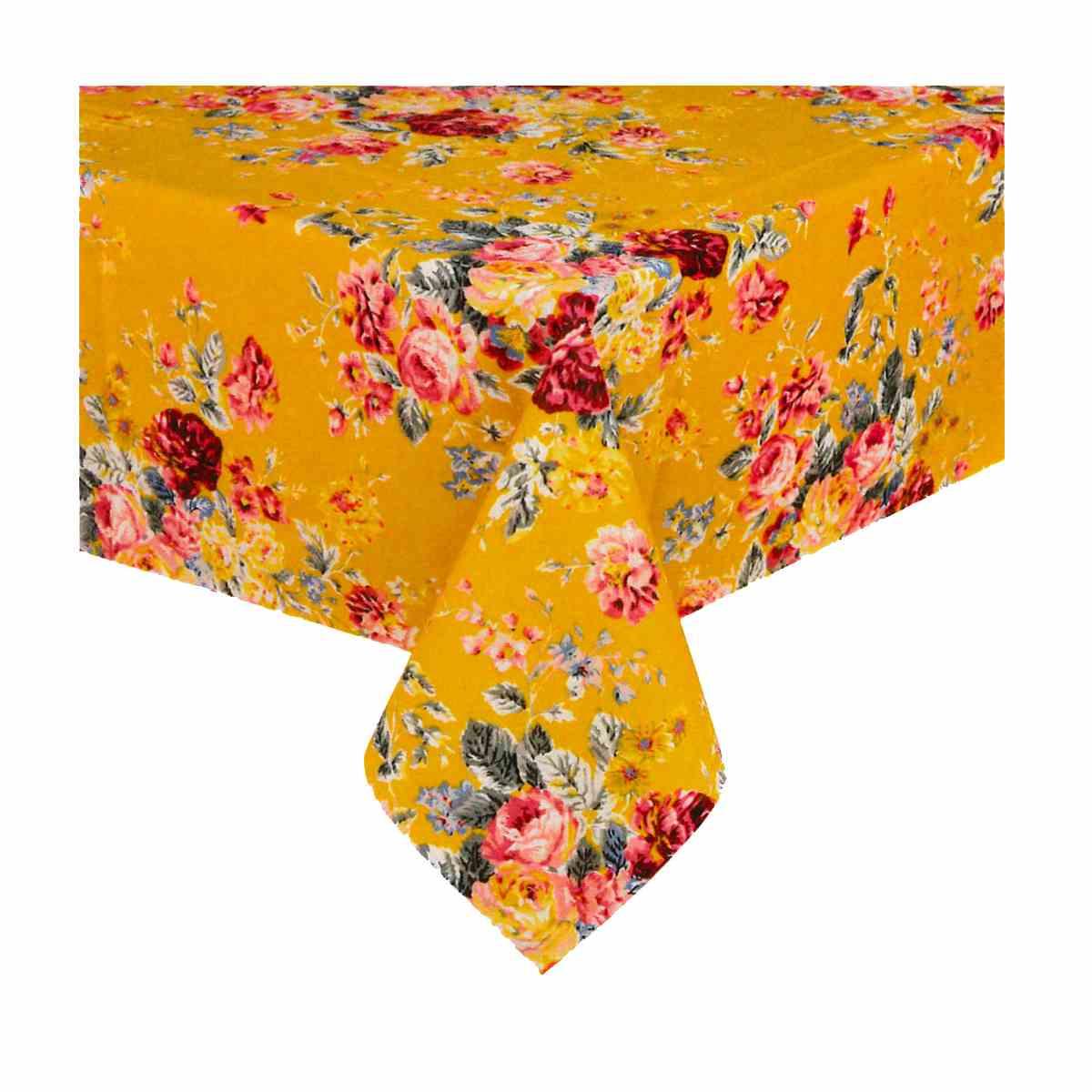 Tovaglia cm.160x300 Cotone Fantasia Fiori | Montemaggi
