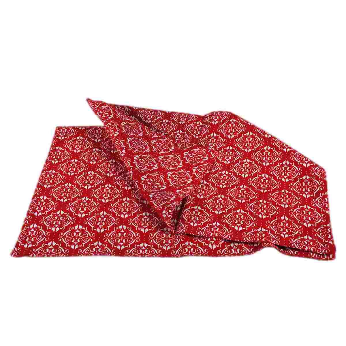 Tovaglietta Natalizia Americana Damasco cm.33x48 pz.2 |Montemaggi