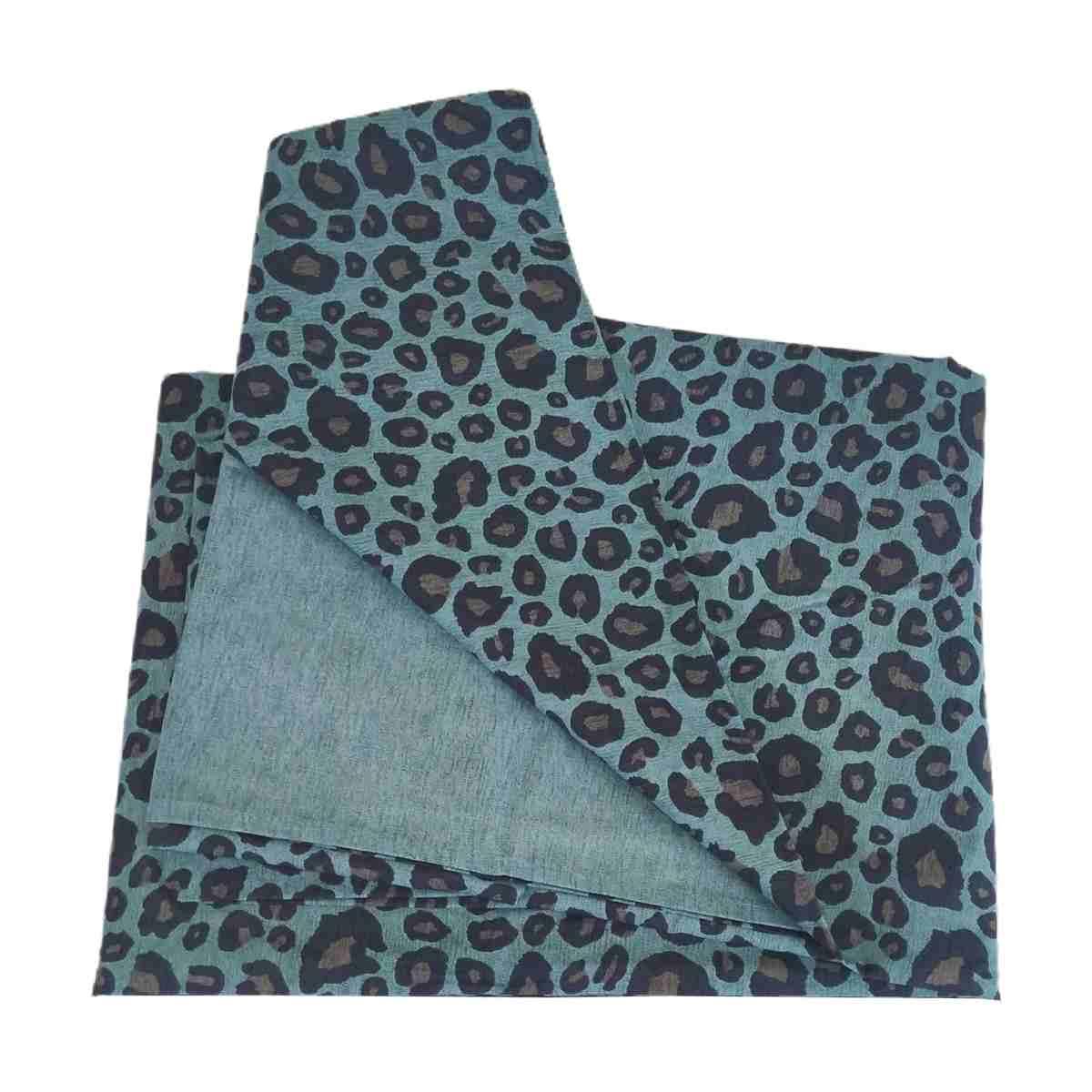 Copripiumino Singolo Leopard Blu Avio | Angelo Carillo