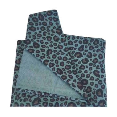 Copripiumino Singolo Leopard Blu Avio | Angelo Carillo