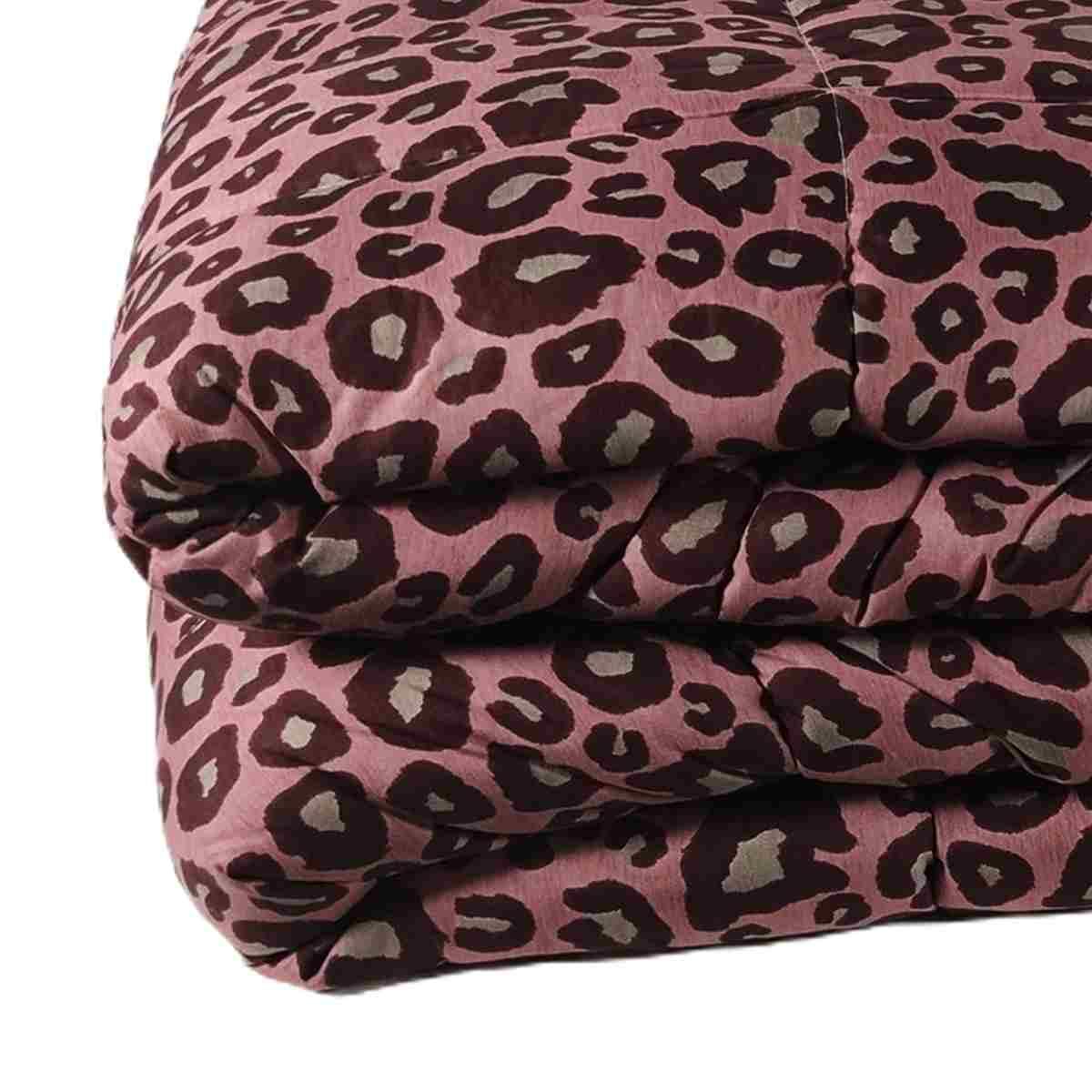 Trapunta 1 Piazza e Mezza Leopard Rosa cm.20x260 | Angelo Carillo
