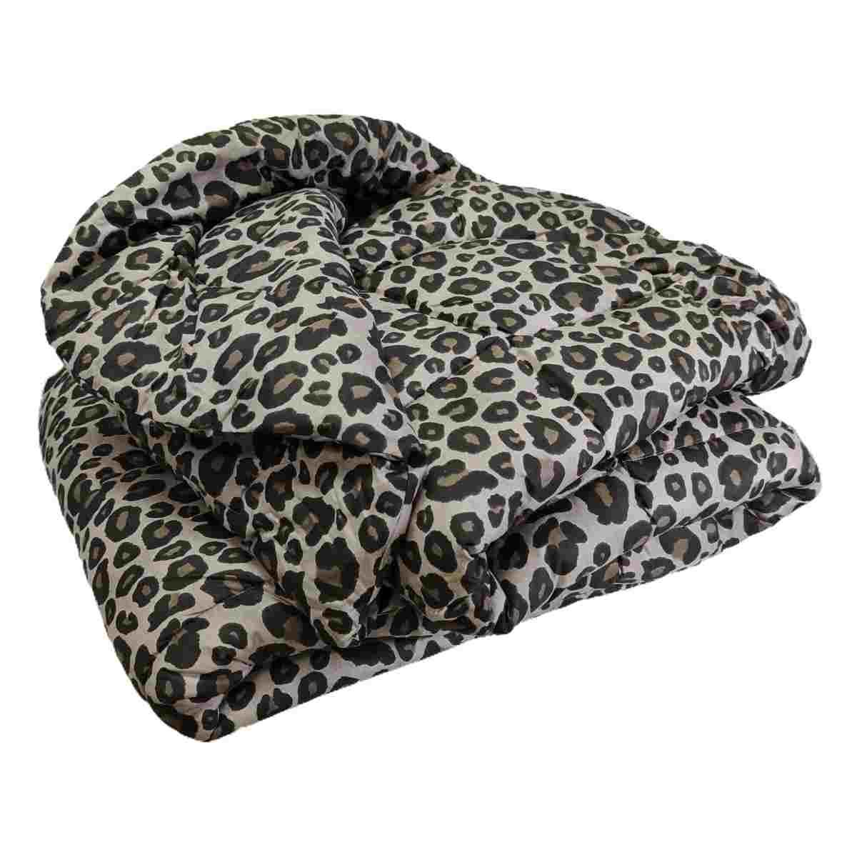 Trapunta 1 Piazza e Mezza Leopard Marrone cm.20x260 | Angelo Carillo