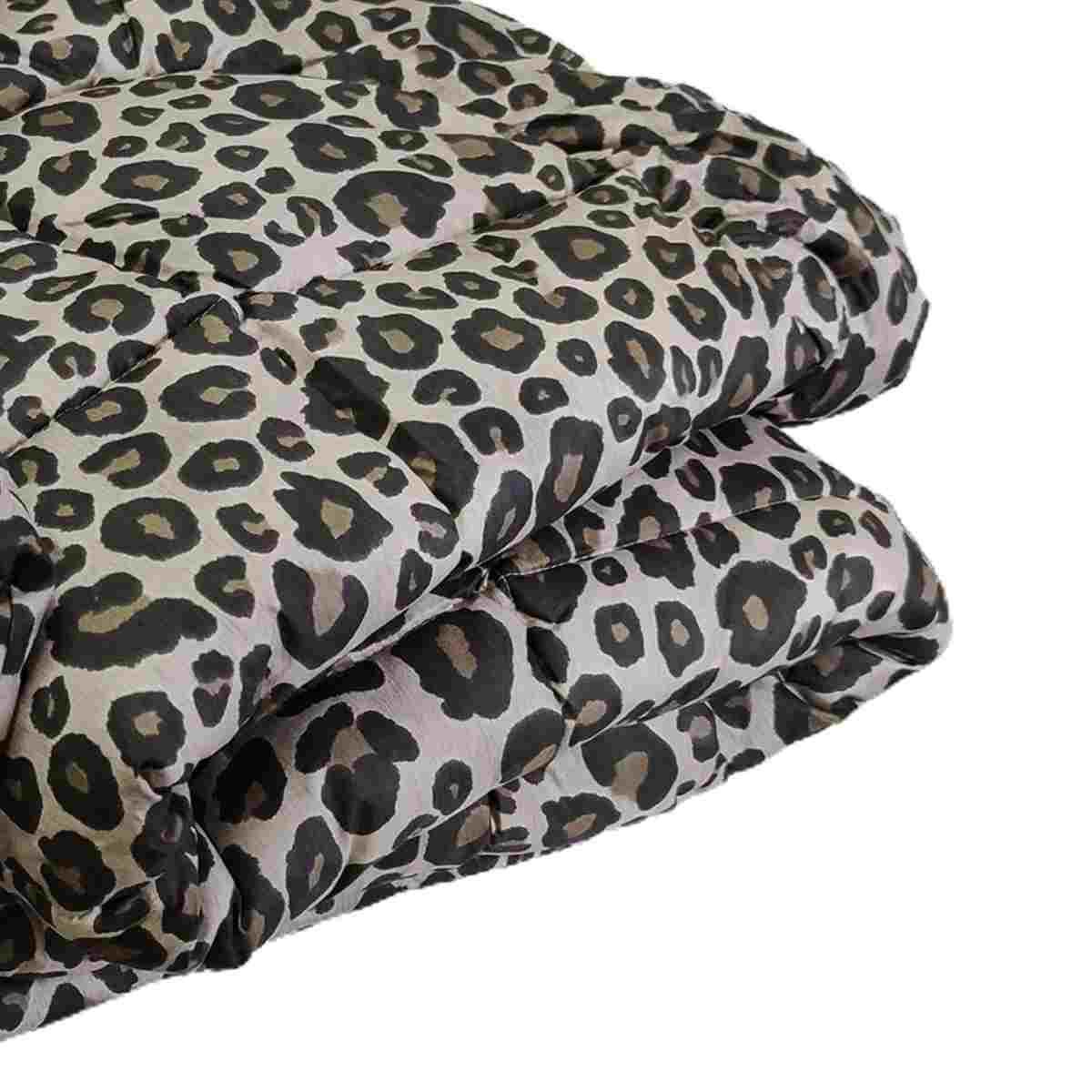 Trapunta 1 Piazza e Mezza Leopard Marrone cm.20x260 | Angelo Carillo