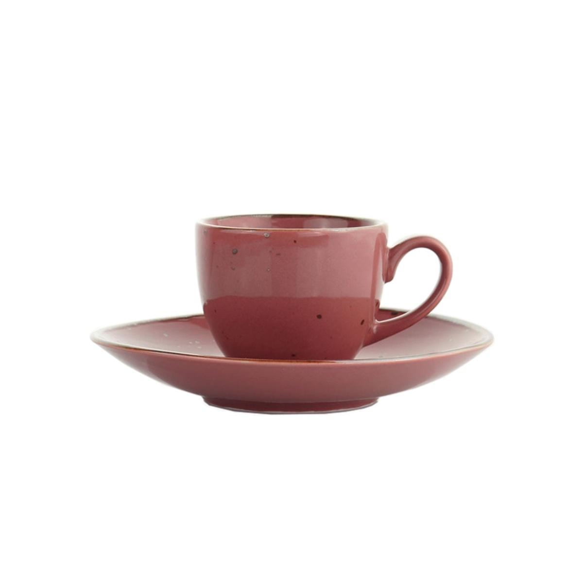 Tazzine Caffè Set pz.6 Porcellana Weissestal Rosa | Weissestal