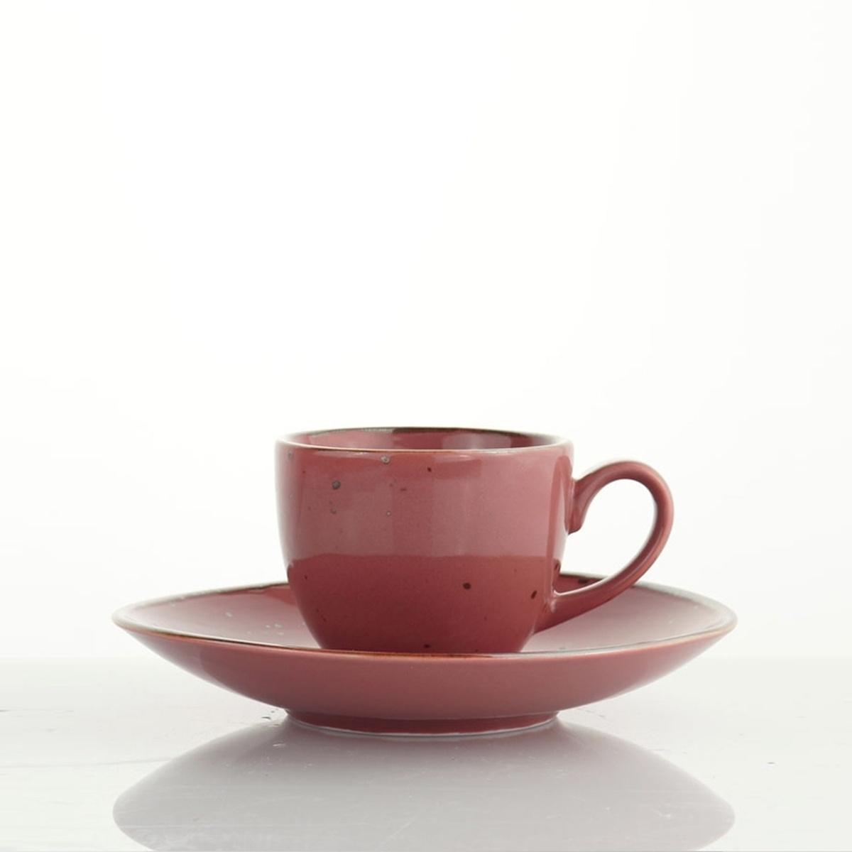 Tazzine Caffè Set pz.6 Porcellana Weissestal Rosa | Weissestal