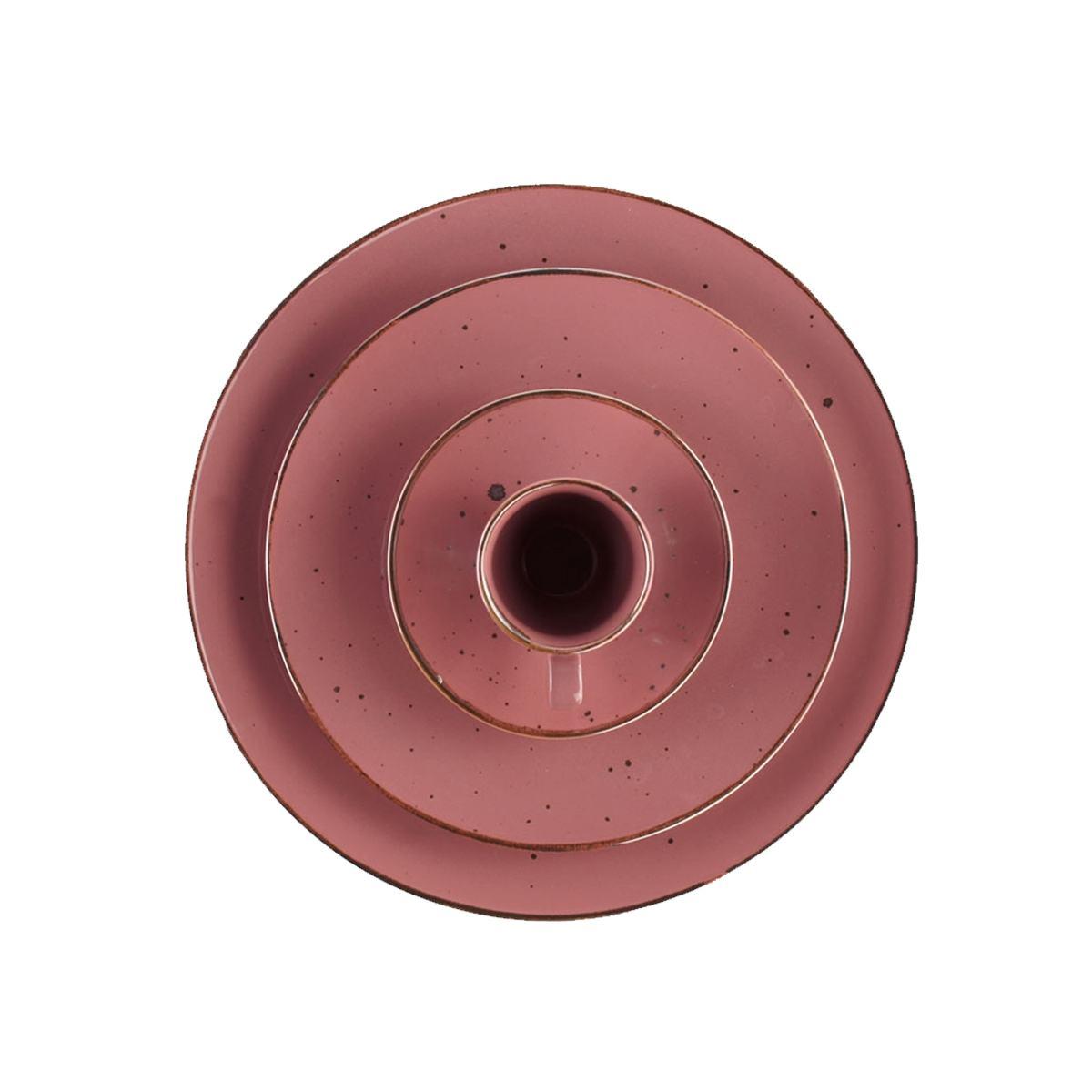 Tazzine Caffè Set pz.6 Porcellana Weissestal Rosa | Weissestal