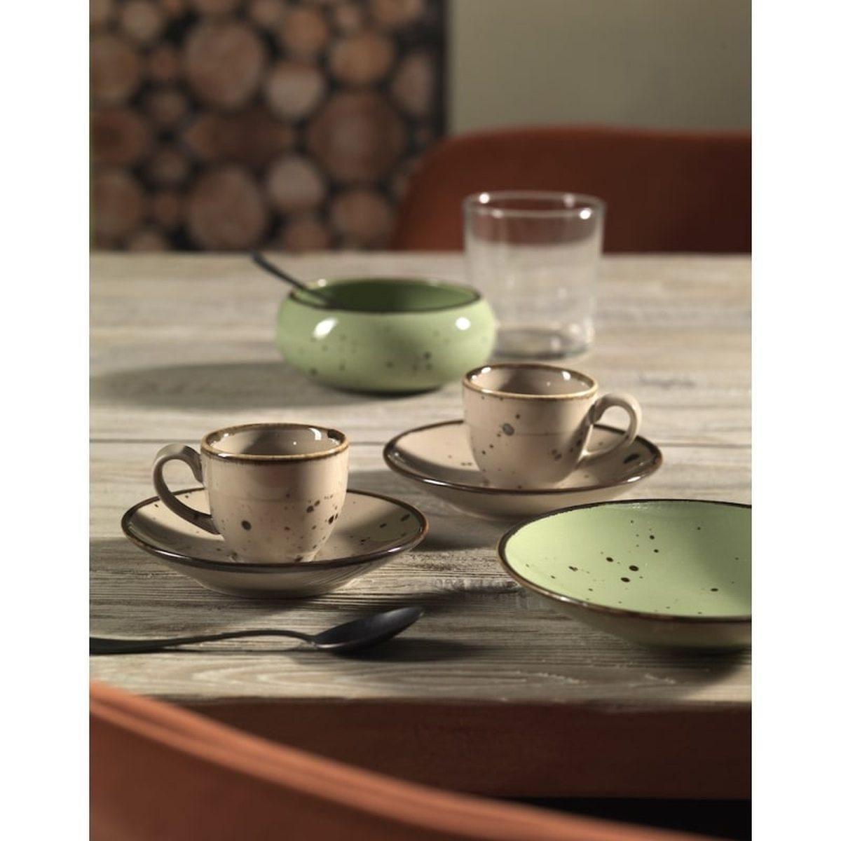 Piatto Tavola Porcellana Weissestal Bowl cm.Ø28 Verde | Weissestal