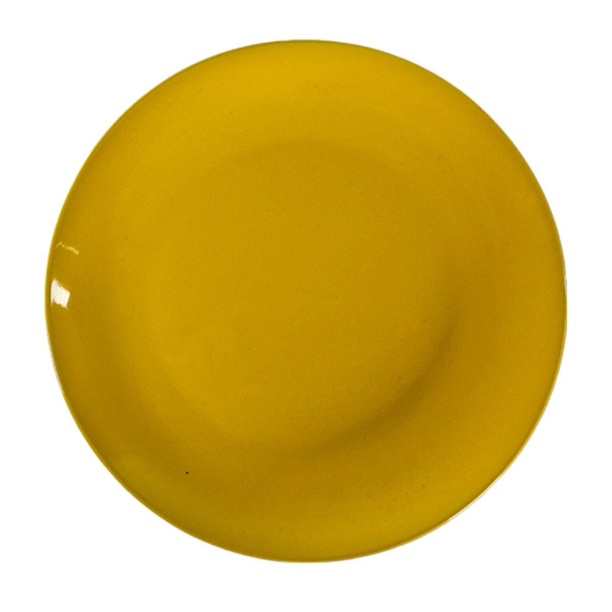 Piatto Tavola Porcellana Kaleidos Frutta cm.Ø20,5 Giallo | Allreds