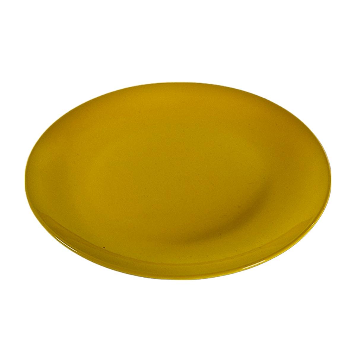 Piatto Tavola Porcellana Kaleidos Frutta cm.Ø20,5 Giallo | Allreds