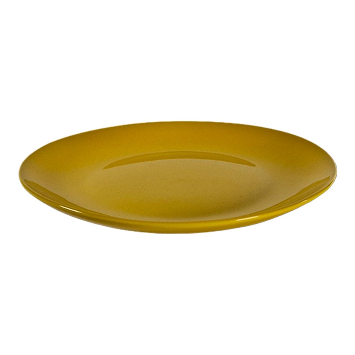 Piatto Tavola Porcellana Kaleidos Frutta cm.Ø20,5 Giallo | Allreds