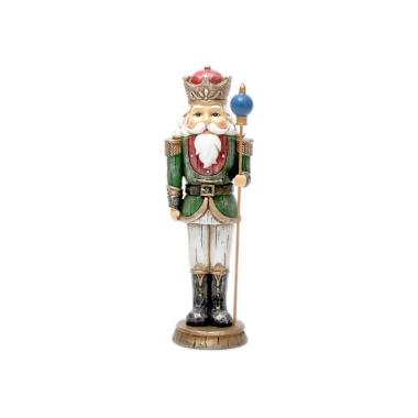 Soldatino Schiaccianoci cm.24 Vintage Verde |Silani