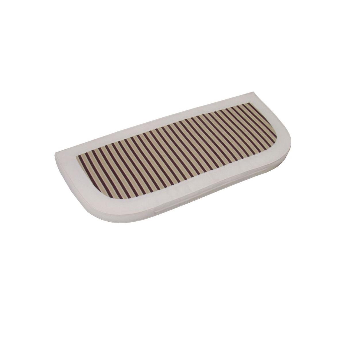 Cuscino Divano Righe Viet Ecru Borde cm.102x48x4 | Vacchetti