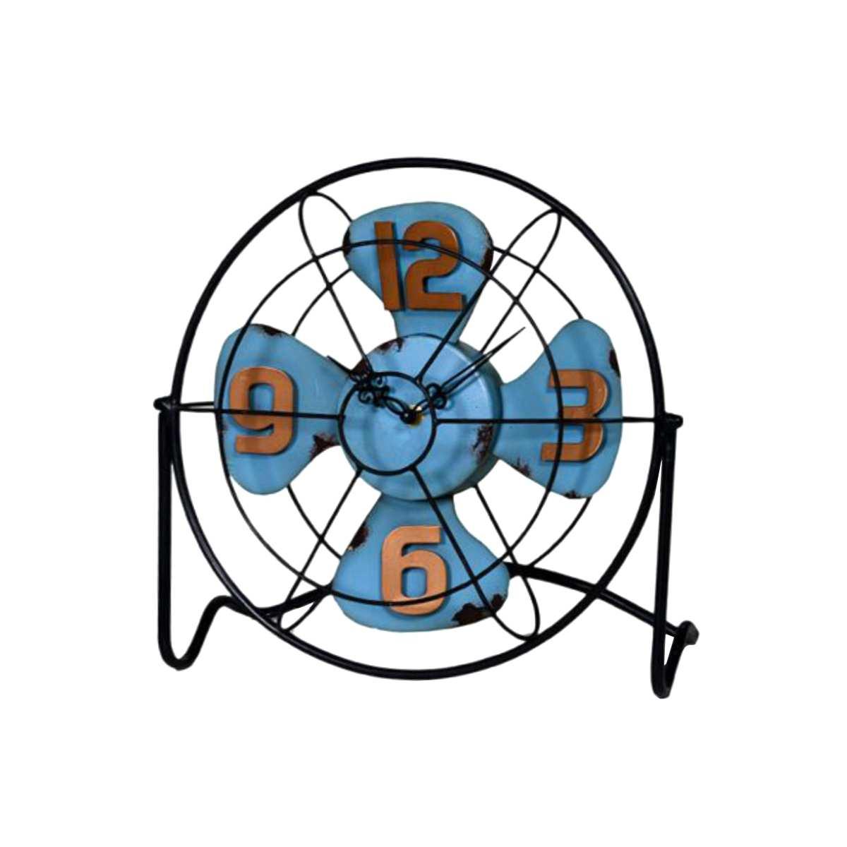 Orologio da Tavolo Ventilatore Azz cm.Ø35xh33 | Vacchetti