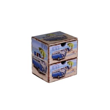 Portaoggetti Ecopelle 3 Colori Assortiti Camper cm.20 | Vacchetti
