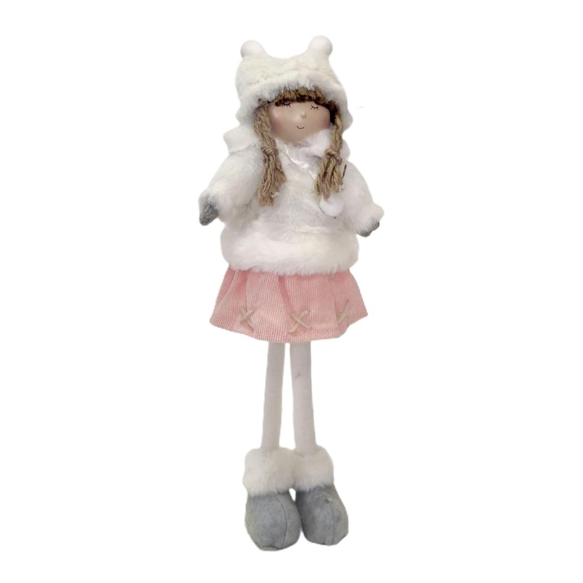 Pupazzo Bambina Gambe Metallo cm.37