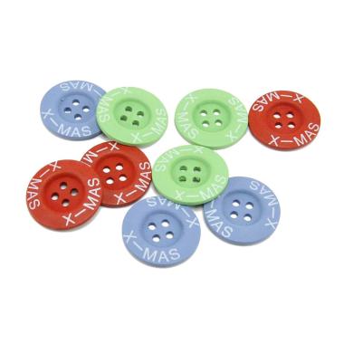 Bottoni Decorativi 3 Colori cm.Ø4 pz.9 |Inge's Glass